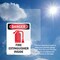 Signmission Fire Extinguisher Inside Danger Sign, Plastic, 7in W x 10in L, 2PK OS-2PACK-DS-P-710-V-2381 - alternate 4